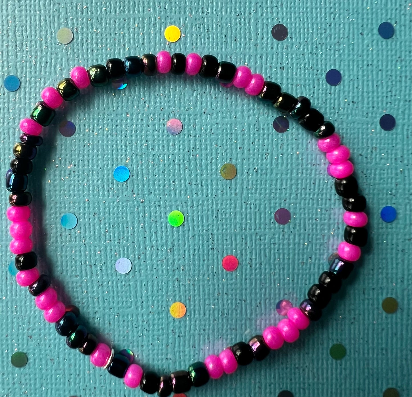 Alchemy Bracelet | Pink Black Watercolor