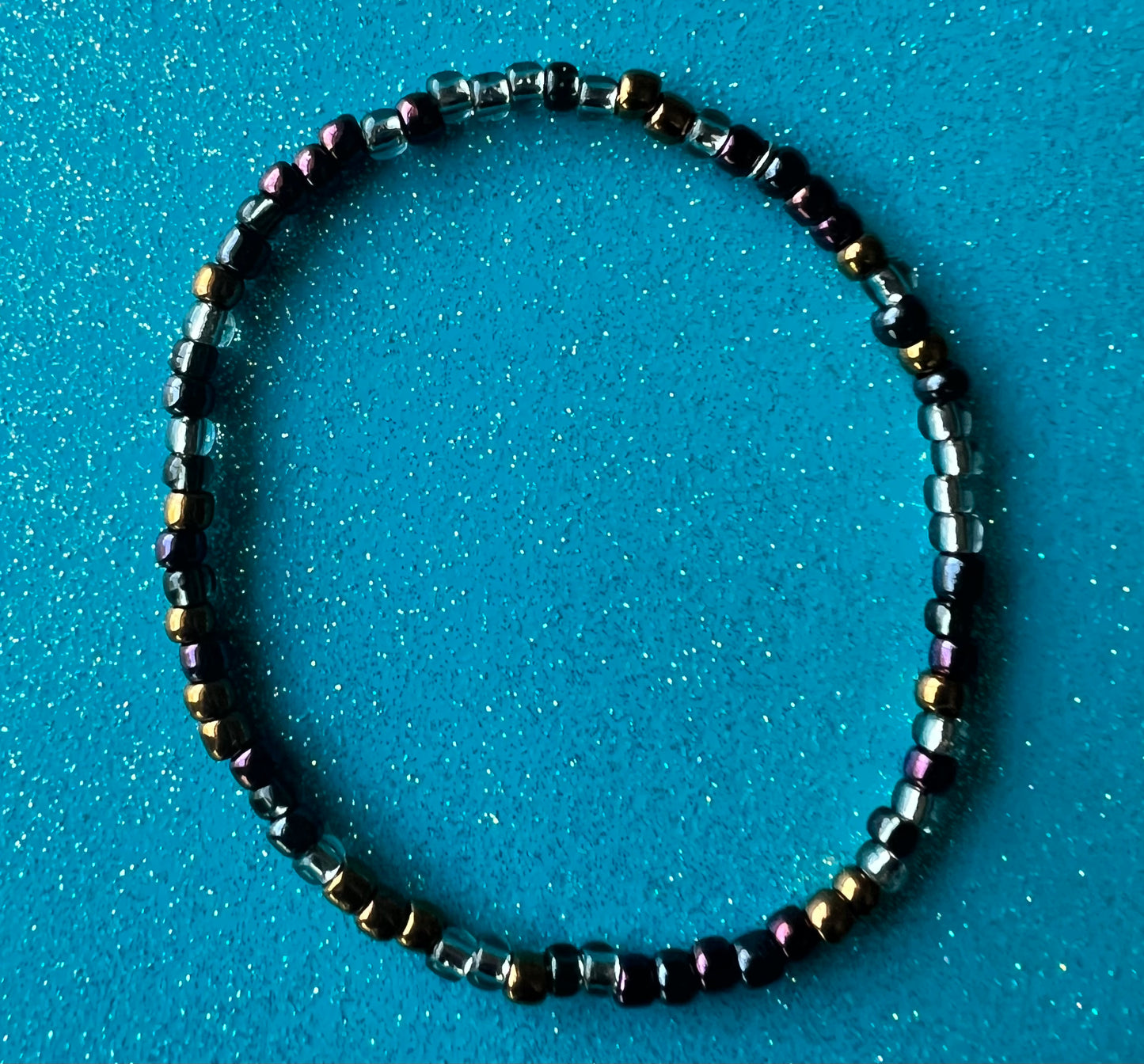 Alchemy Bracelet | Clear Watercolor Copper