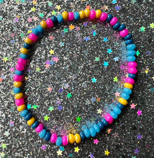 Alchemy Bracelet | Blue Navy Hot Pink Yellow