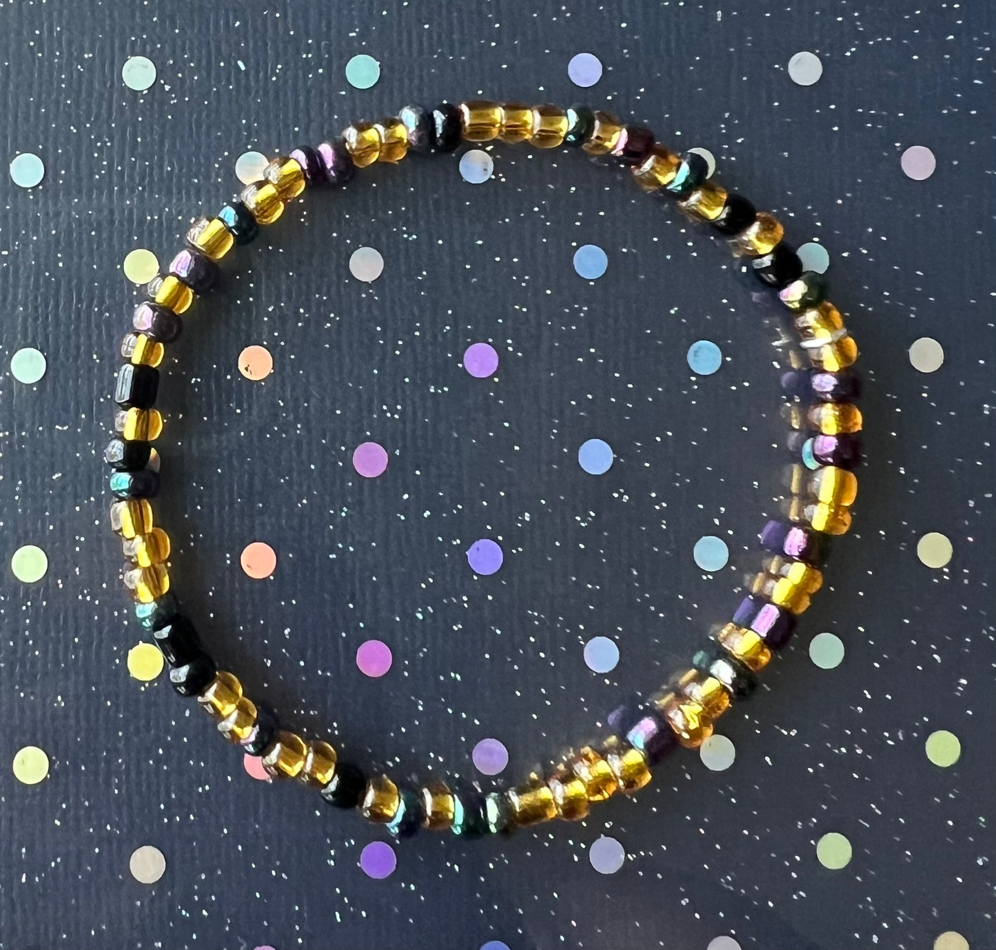 Alchemy Bracelet | Gold Watercolor Black