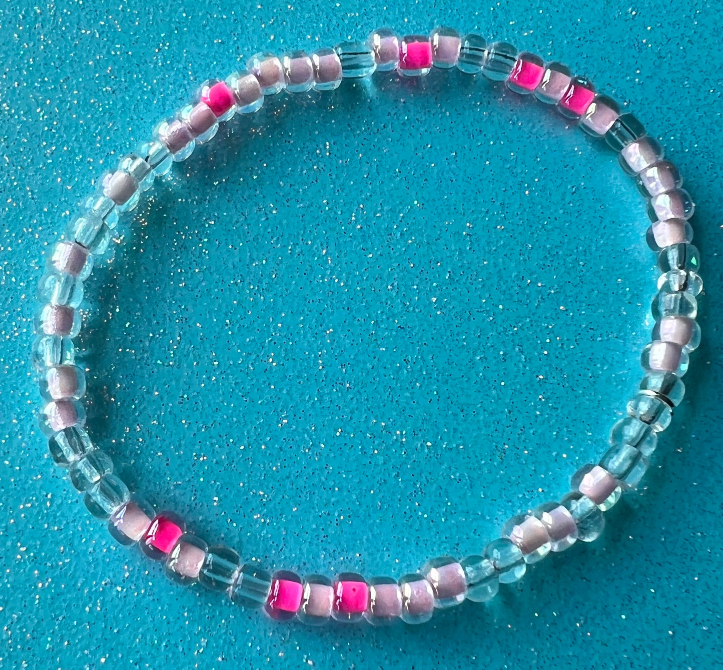 Alchemy Bracelet | Clear Pink Hot Pink