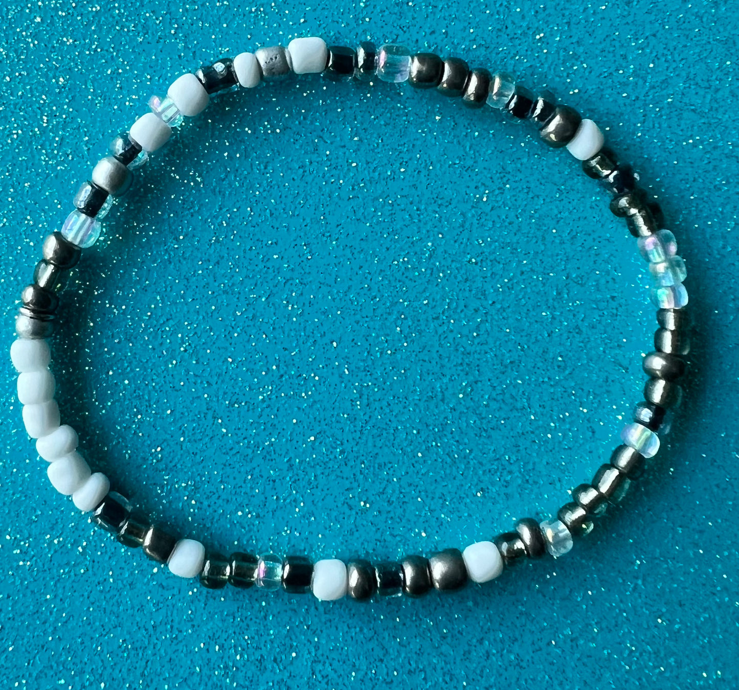 Alchemy Bracelet | White Clear Silver