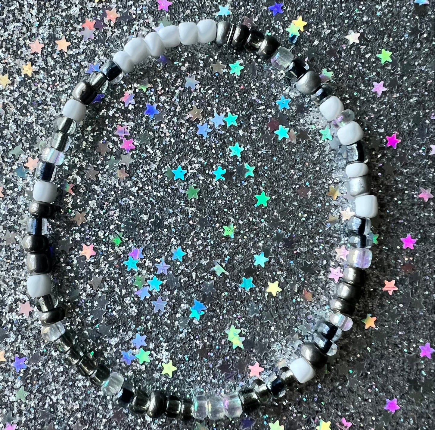 Alchemy Bracelet | White Clear Silver