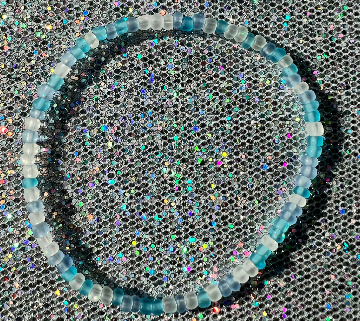 Alchemy Anklet | Frosted Frosted Blue