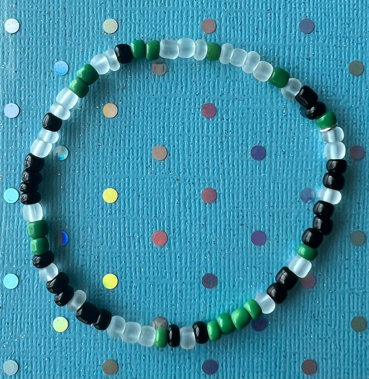 Alchemy Bracelet | Green Black Frosted