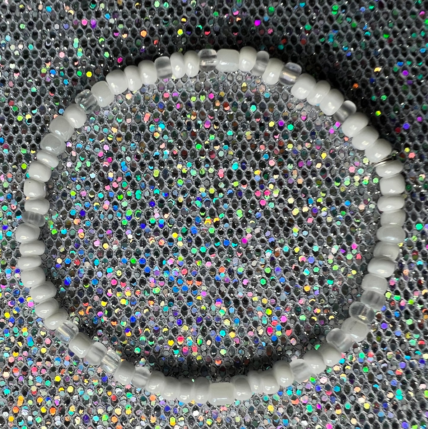 Alchemy Bracelet | White Clear Frosted