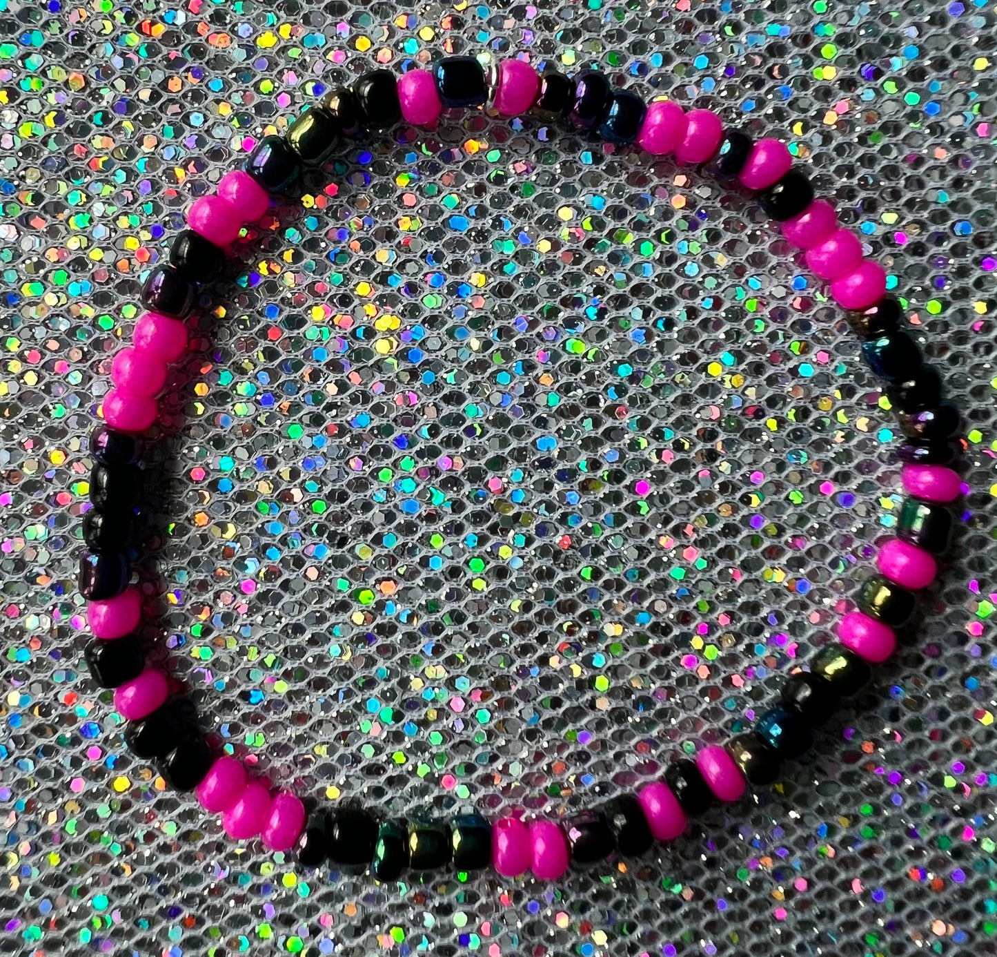 Alchemy Bracelet | Pink Black Watercolor