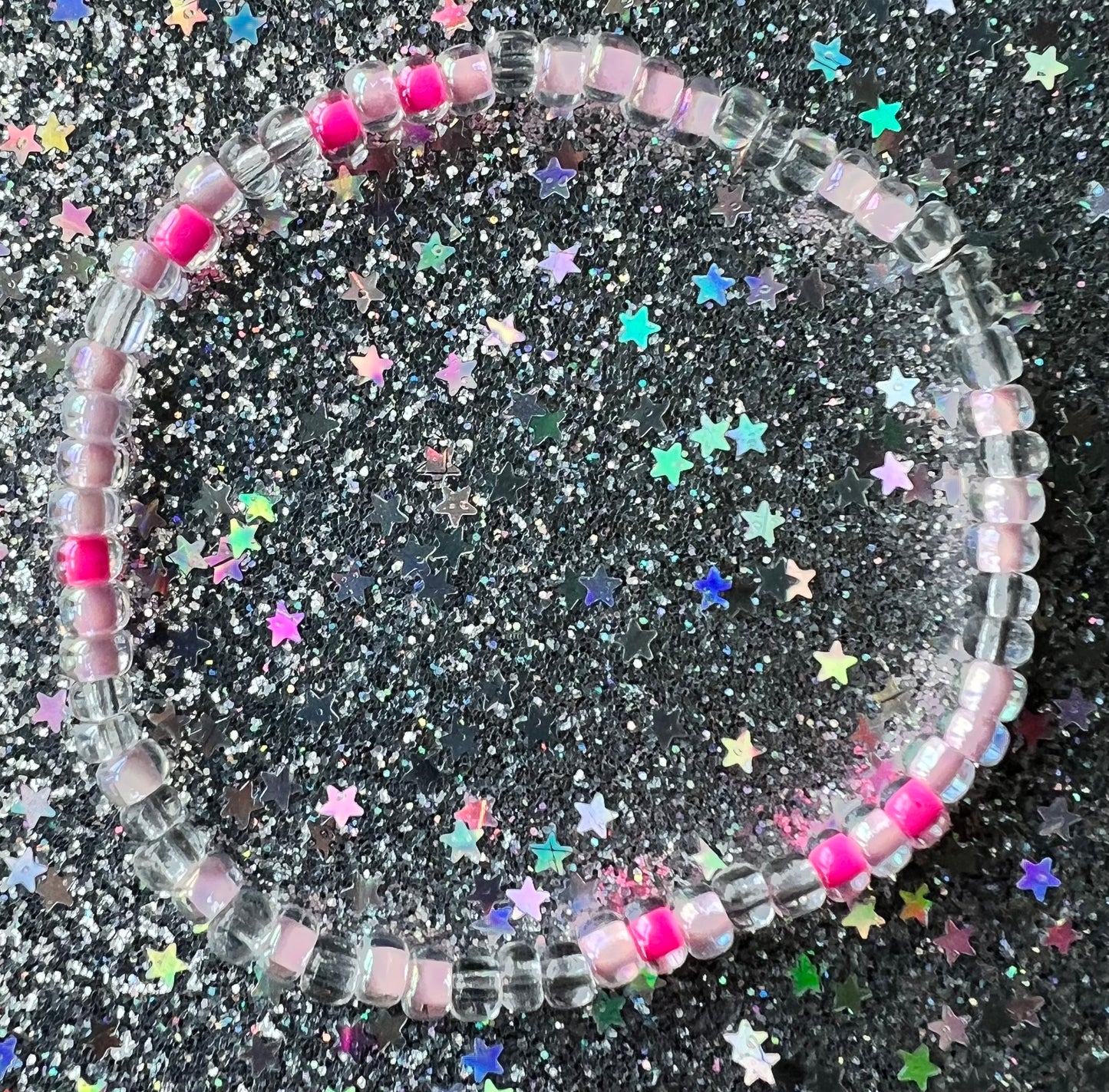 Alchemy Bracelet | Clear Pink Hot Pink